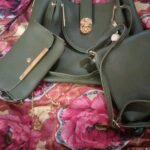 Stylish Women's Green Handbag set photo review
